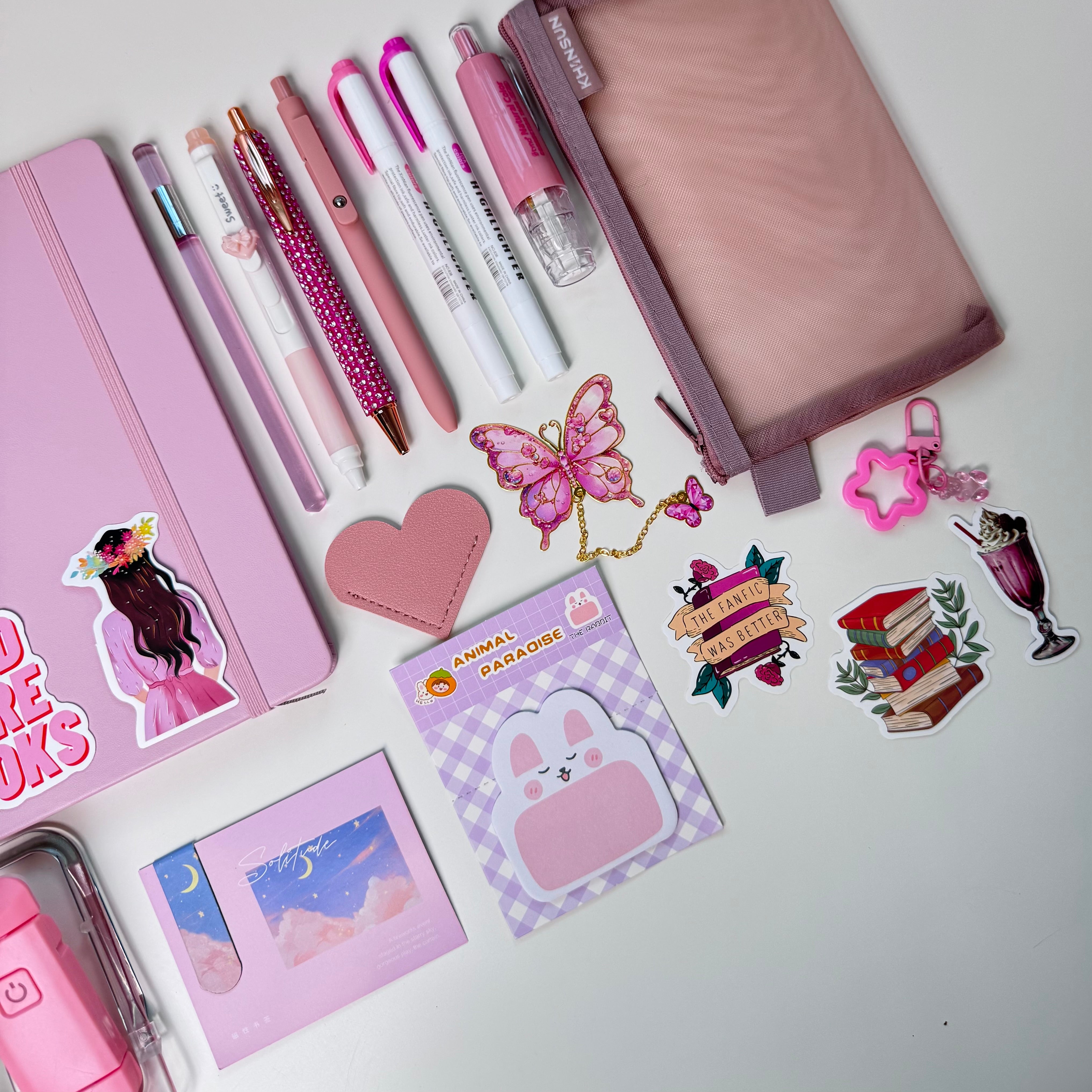 Blush stationery bundle