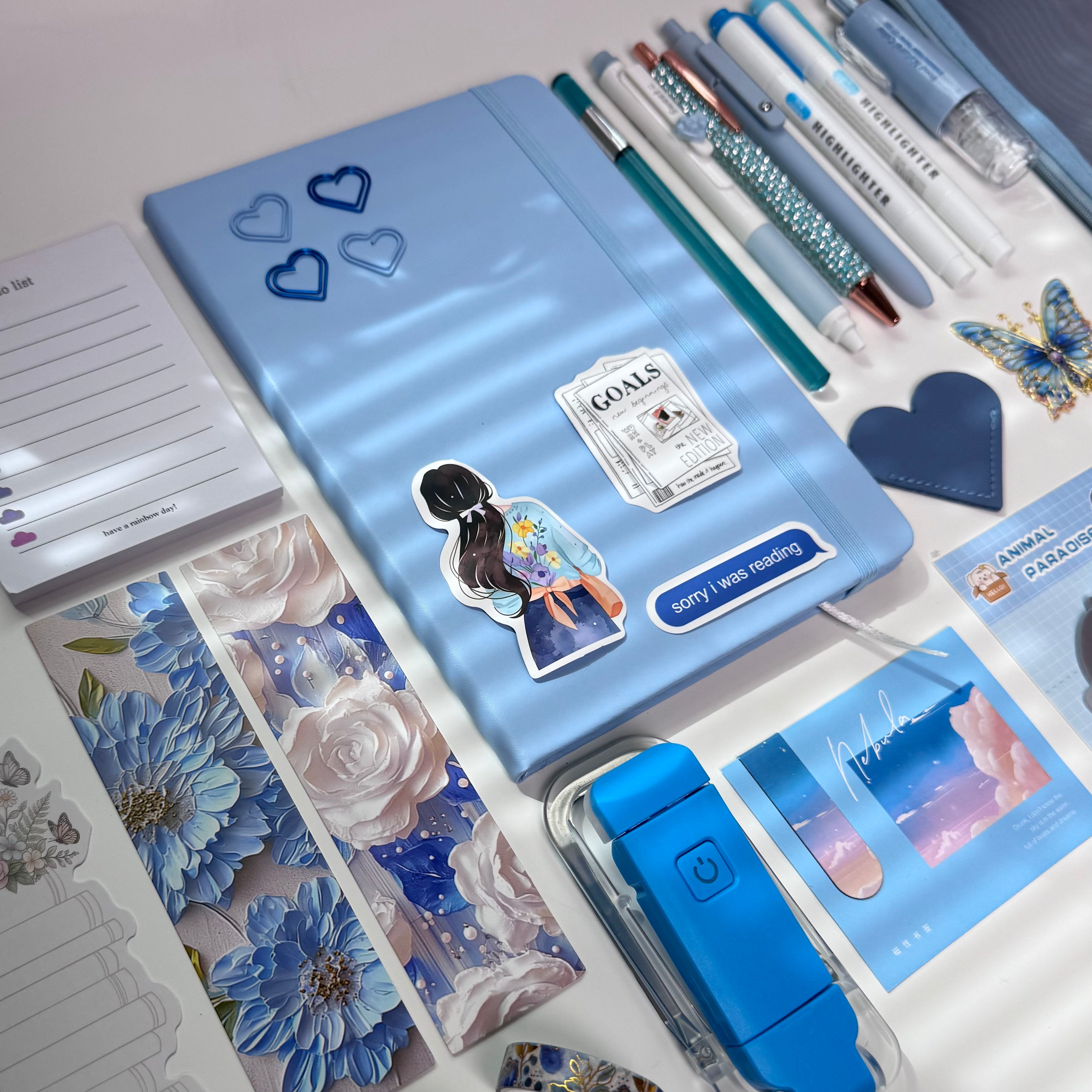 Blue sky stationery bundle