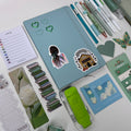 Forest green stationery bundle