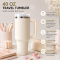 40oz Tumbler ivory
