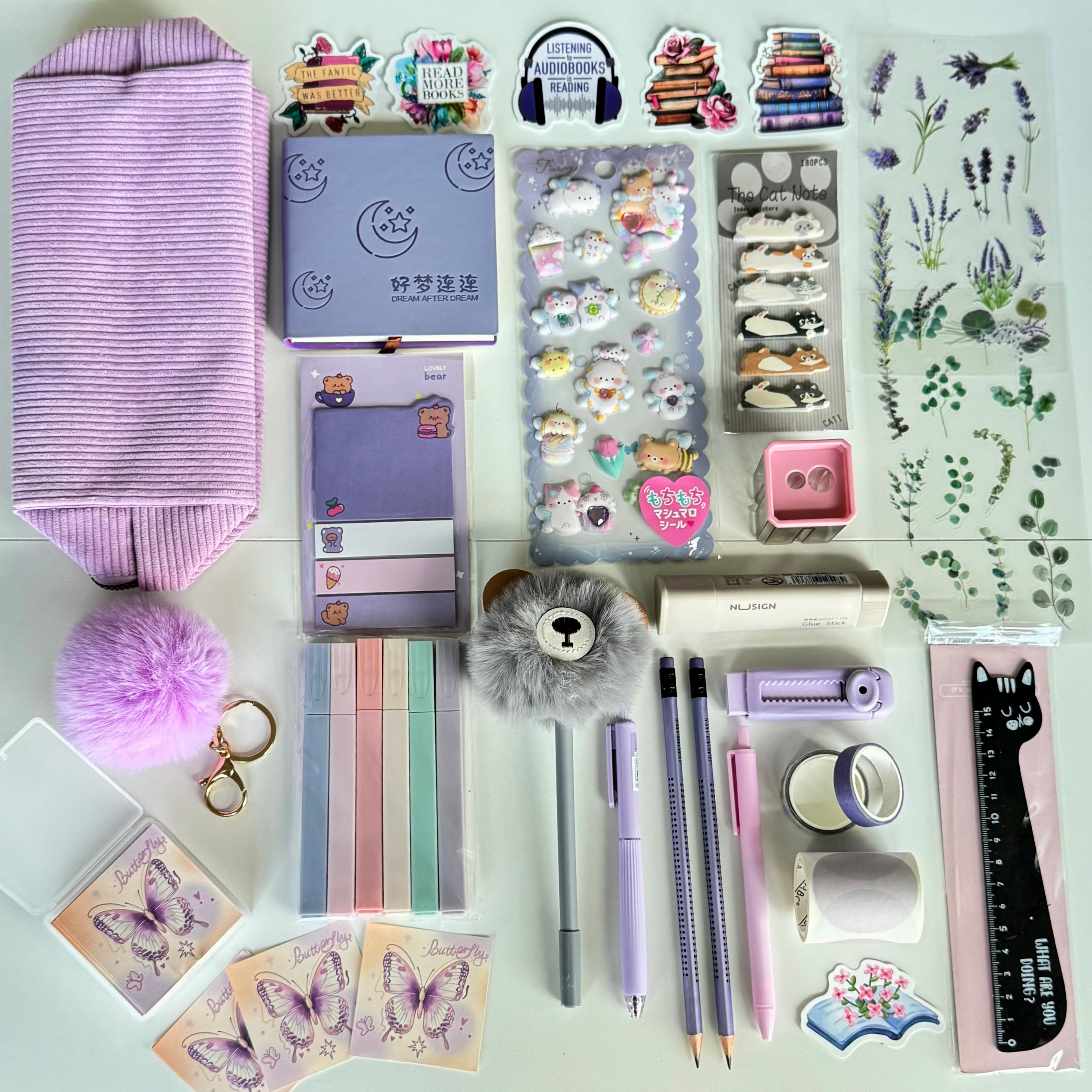 Lavender pastel stationery set – the perfect gift