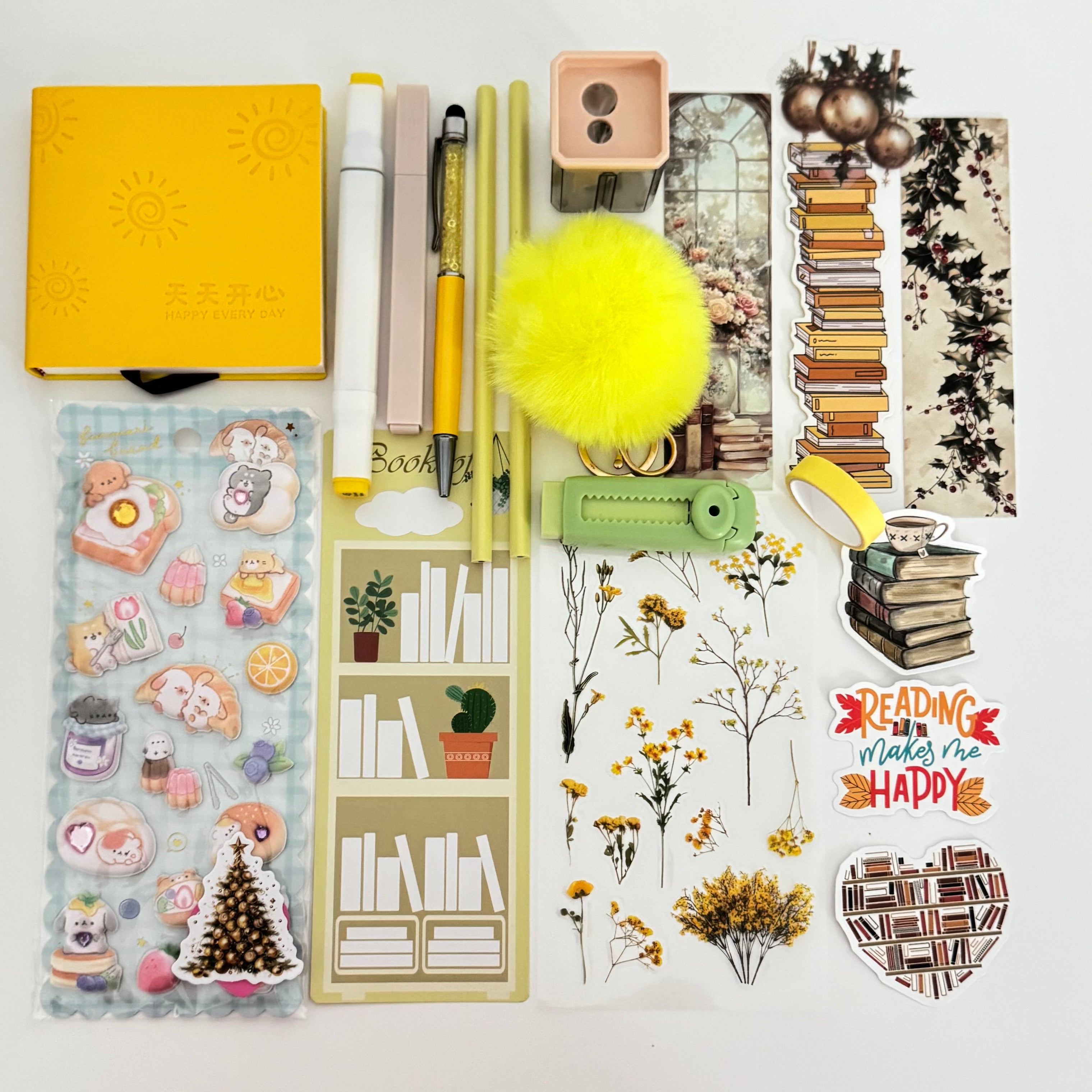 Reading stationery gift box – cozy bookish set for readers