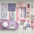 Biserina Lavender Pastel Stationery Set — Perfect Calm Desk Gift aesthetic stationery — Default Title